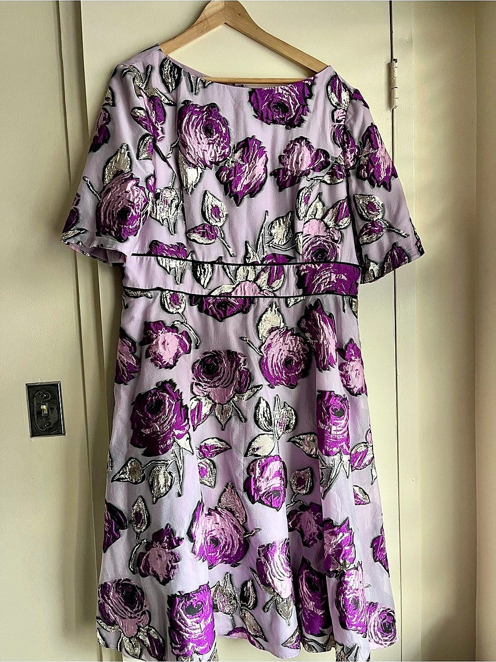 Lela Rose Dress in Purple & Gray Size 16 US